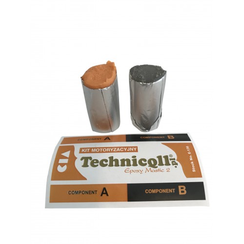 Technicqll Kneedbare | Hittebestendige | Epoxy | Metaal | Staal | Aluminium | Kunststof | 35 g E-136 