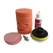 Koplamp Restauratie Polijstset Auto - Pads en Sponzen - 8 Delige Set