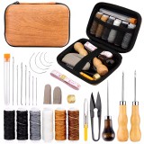 Leer Reparatie Set | Naaiset | 27 delig | Leer - Canvas - Tentdoek